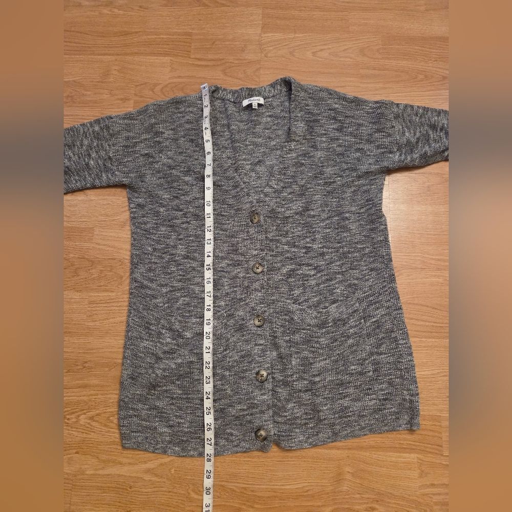 ✨MADEWELL✨ 'Alton' Mid-length Cardigan Sweater - [XS, Gray] - Picture 10 of 12